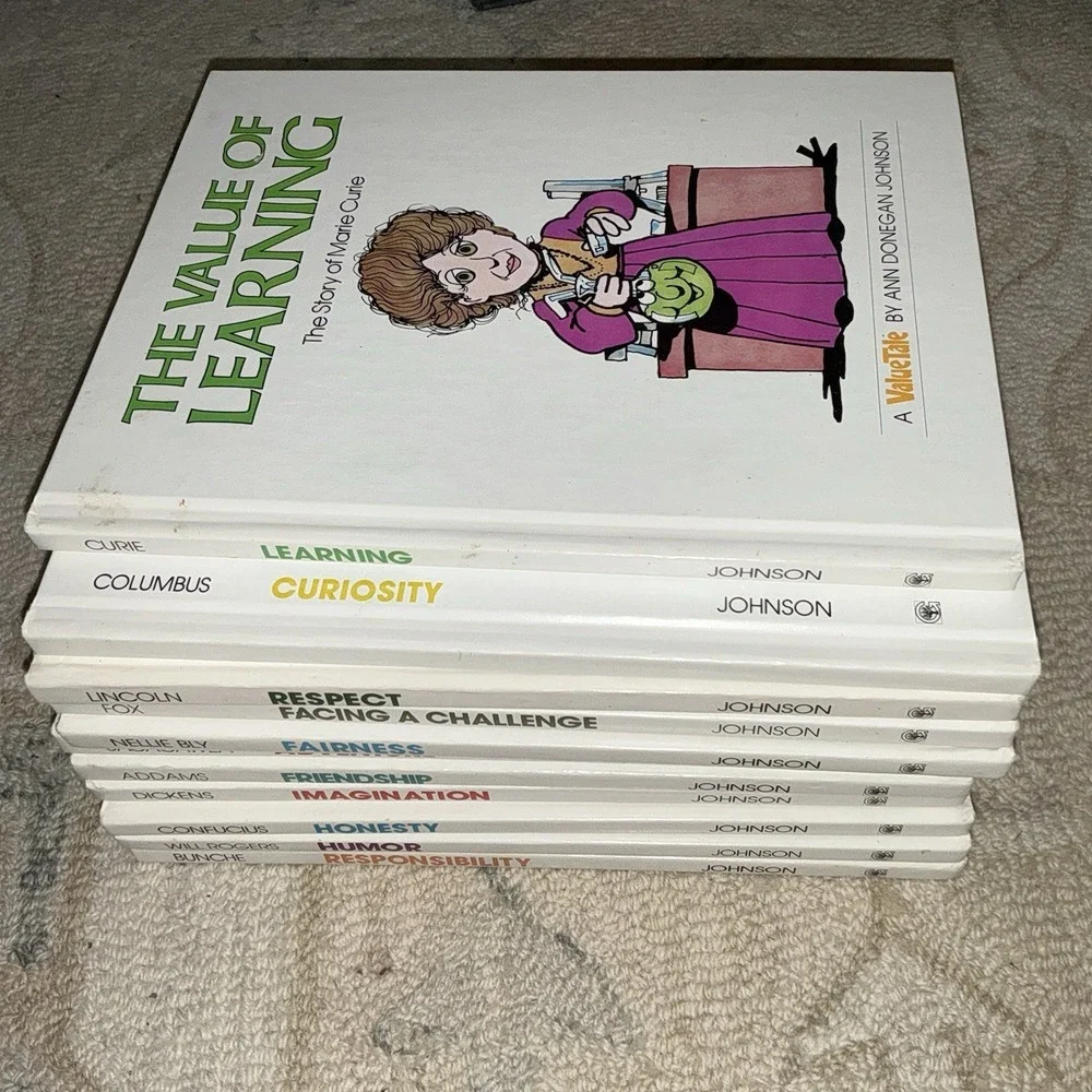 Value Tales Books Set Lot If 11 Homeschool  Respect Fairness Imagination Honesty - Picture 2 of 3